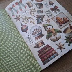 Ciao Bella Cozy Christmas A4 Junk Journal Ephemera Book 32pz