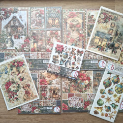 Ciao Bella MERRY & BRIGHT Paper Pad 20x20cm