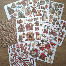 Ciao Bella MERRY & BRIGHT Fussy Cut Pad 15x15cm