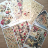 Ciao Bella MERRY & BRIGHT A5 Rice Paper Mixed 8fogli