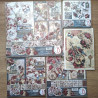 Ciao Bella BOHEMIAN BURGUNDY Fussy Cut Pad 15x15cm