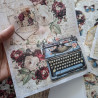 Ciao Bella BOHEMIAN BURGUNDY A5 Rice Paper Mixed 8fogli