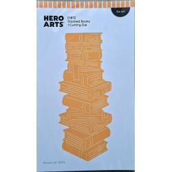 HERO ARTS Stacked Books Fancy Dies