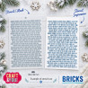 Craft&You Bricks A6 Stencil
