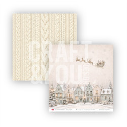 Craft&You Natural Christmas Paper Set 6FOGLI 30x30cm