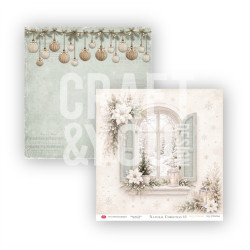 Craft&You Natural Christmas Paper Set 6FOGLI 30x30cm