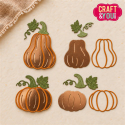 Craft&You Two Pumpkins Dies