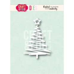 Craft&You Christmas Tree Zig Zag Dies