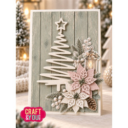 Craft&You Christmas Tree Zig Zag Dies