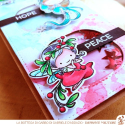 SET TIMBRI 2546-CLEM-D + Fustelle Cut-Mi 88475-CML-C Peace, Joy & Hope