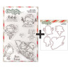 SET TIMBRO 2587-CLEM-E + Fustelle Cut-Mi 88546-CML-D Christmas in July 1