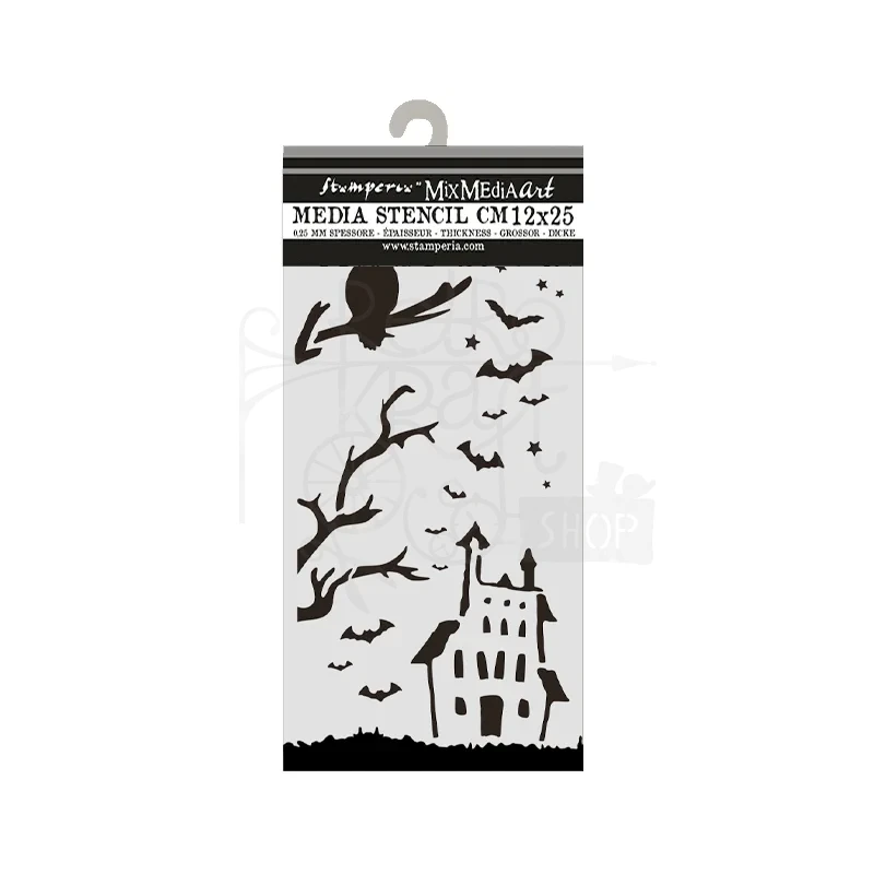 Stamperia Thick Stencil Halloween SCENARIO