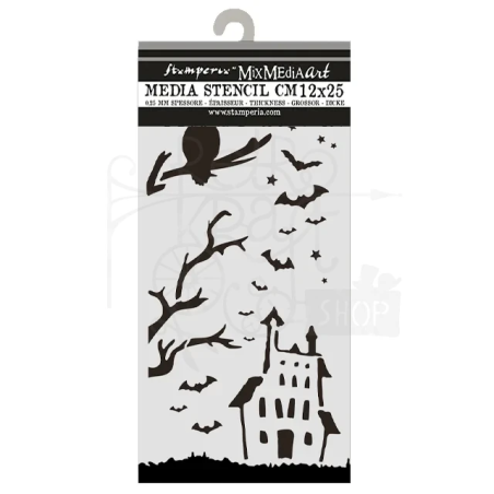 Stamperia Thick Stencil Halloween SCENARIO