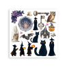 Stamperia HALLOWEEN Rub-On Assortment