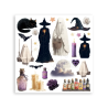 Stamperia HALLOWEEN Rub-On Assortment