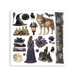 Stamperia HALLOWEEN Rub-On Assortment