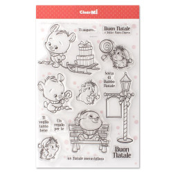 Impronte d'Autore Timbro Clear-Mi 2752-CLEM-E Christmas Teddy