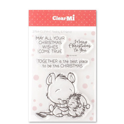 Impronte d'Autore Timbro Clear-Mi 2754-CLEM-C Teddy & Friend