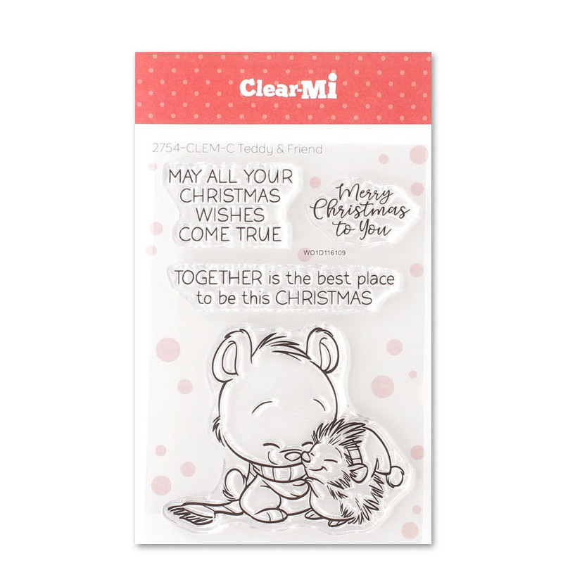 Impronte d'Autore Timbro Clear-Mi 2754-CLEM-C Teddy & Friend