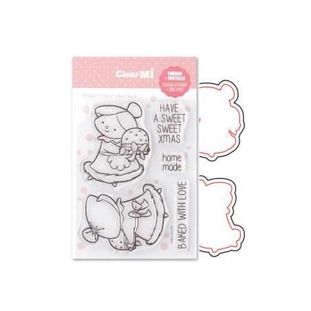 SET Impronte d'Autore 2739-88089 Set Clear+Fustelle - Mrs Claus