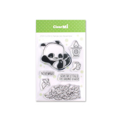 Impronte d'Autore Timbro Clear-Mi 2707-CLEM-C Panda-stic Novembre