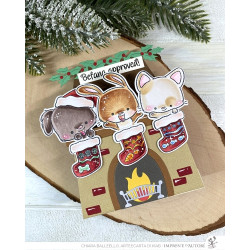 SET Fustelle Cut-Mi 88686-CML-E e Timbro 2728-CLEM-E Festive Pets