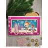 SET Impronte d'Autore Fustelle 88697-CML-E e Timbro 2752-CLEM-E Christmas Teddy