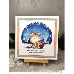 Impronte d'Autore Timbro Clear-Mi 2754-CLEM-C Teddy & Friend