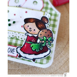 SET Impronte d'Autore 2739-88089 Set Clear+Fustelle - Mrs Claus