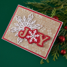 Spellbinders Snowflake Kisses Stamp & Die Set Snowflake Joy by Lisa Horton