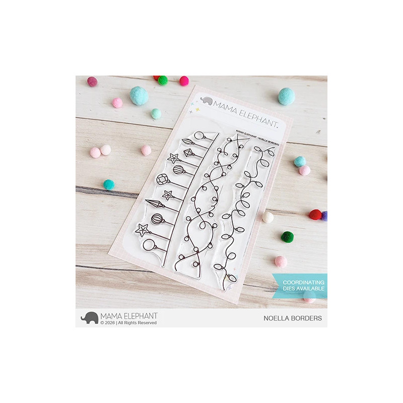 Mama Elephant NOELLA BORDERS Clear Stamp