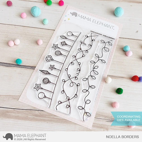 Mama Elephant NOELLA BORDERS Clear Stamp