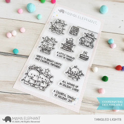 Mama Elephant TANGLED LIGHTS Clear Stamp