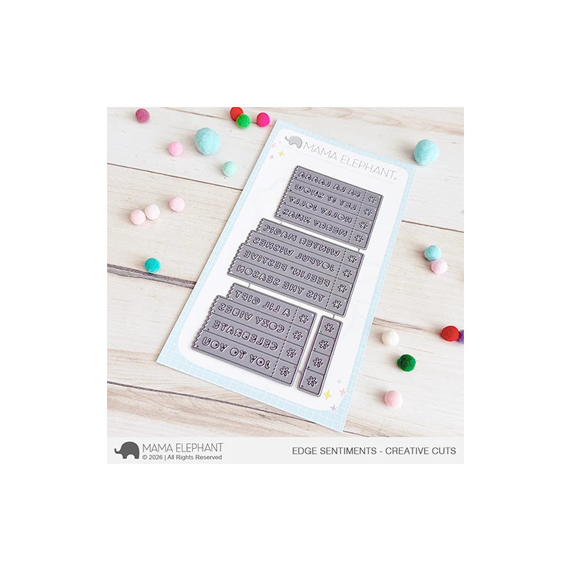 Mama Elephant Edge Sentiments CREATIVE CUTS