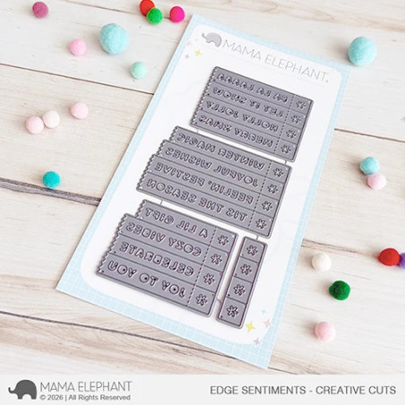 Mama Elephant Edge Sentiments CREATIVE CUTS