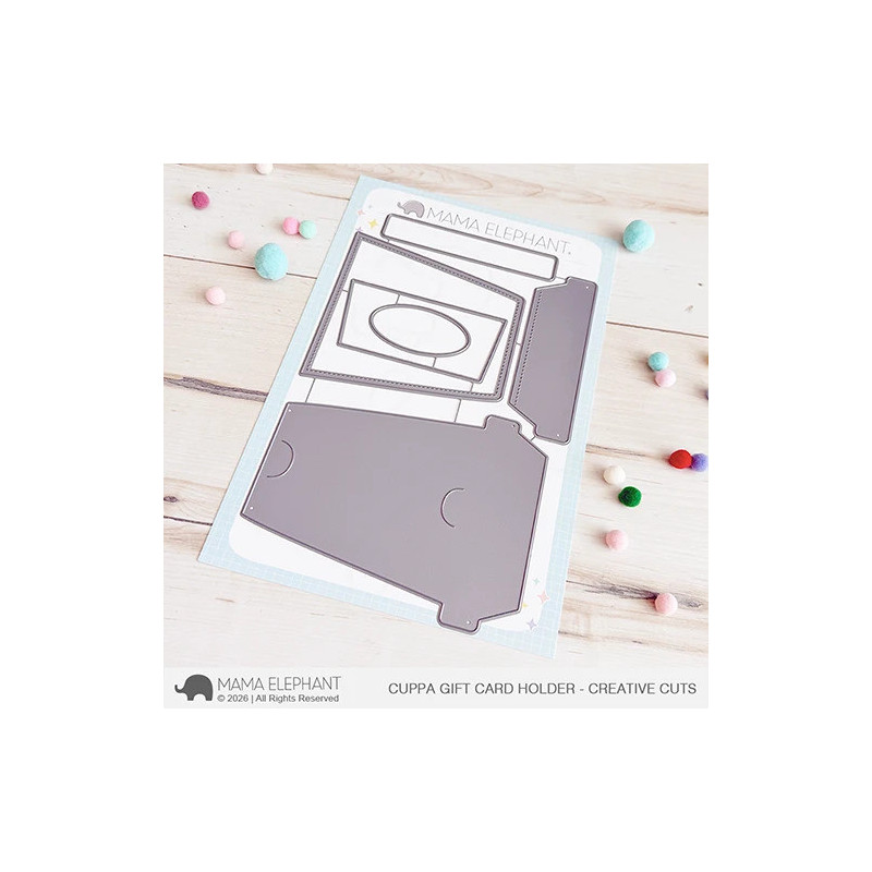 Mama Elephant Cuppa Gift Card Holder CREATIVE CUTS