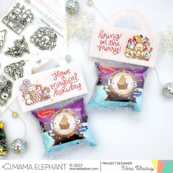 Mama Elephant DELIVER WINTER JOY SET Clear Stamp + CUTS