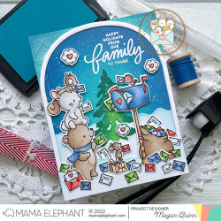 Mama Elephant YOU'VE GOT MAIL SET Clear Stamp + CUTS