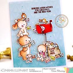 Mama Elephant YOU'VE GOT MAIL SET Clear Stamp + CUTS