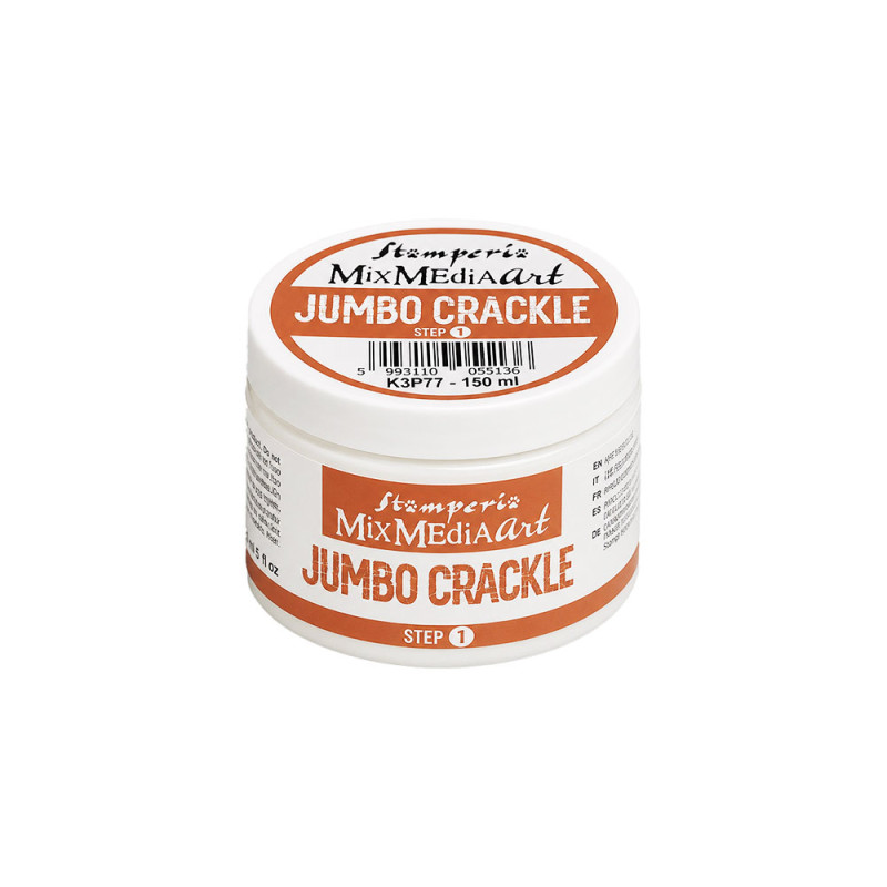 Stamperia Jumbo Crackle Transparent STEP 1 150ml