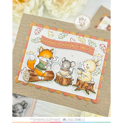 Mama Elephant A CUP OF CHEER Clear Stamp