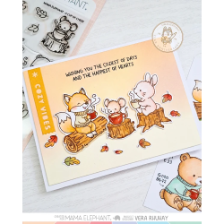 Mama Elephant A CUP OF CHEER Clear Stamp