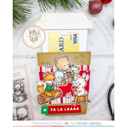 Mama Elephant A CUP OF CHEER SET Clear Stamp + CUTS