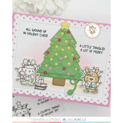 Mama Elephant TANGLED LIGHTS Clear Stamp