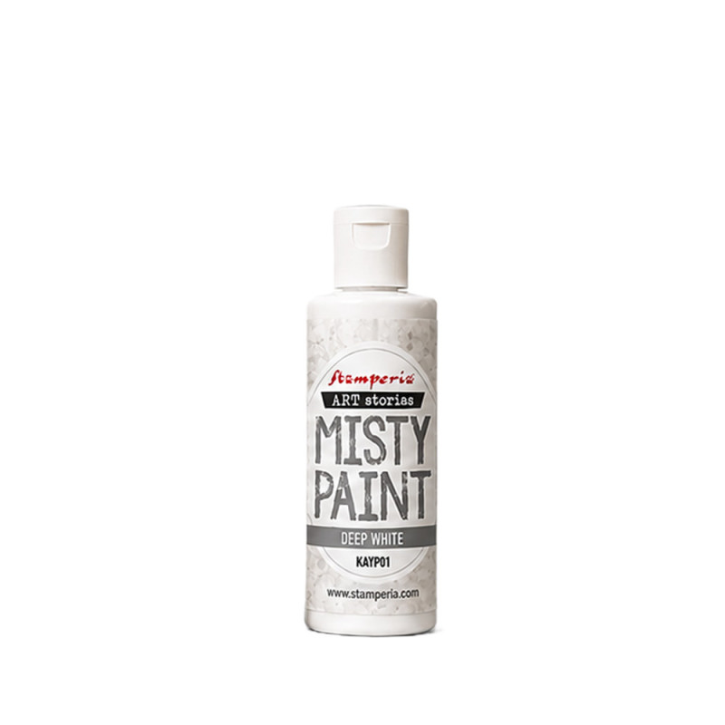 Stamperia Art Stories Misty Paint Deep White 60ml