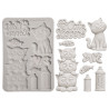 Stamperia Furry Friends 2 A5 Silicon Mould Cats by Antonis Tzanidakis