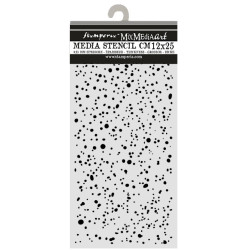 Stamperia Cosmos Thick Stencils 12x25cm Ink Spots by Cristina Radovan
