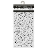 Stamperia Cosmos Thick Stencils 12x25cm Ink Spots by Cristina Radovan