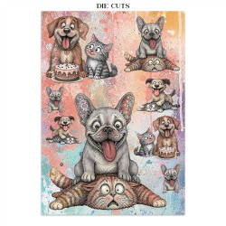 Stamperia Furry Friends 2 Junk Journal A5 Focus Points by Antonis Tzanidakis