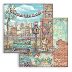 Stamperia Furry Friends 2 Paper Pack 20x20 cm by Antonis Tzanidakis